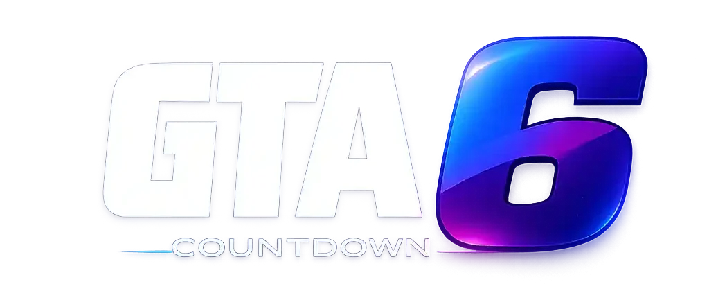 my site gta 6's countdown logo