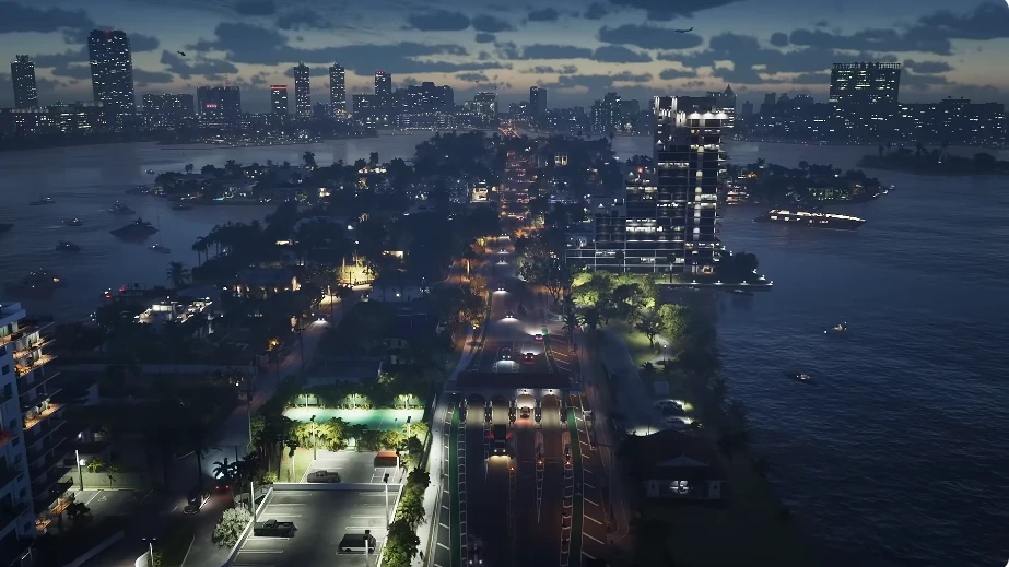 gta vice city night scene